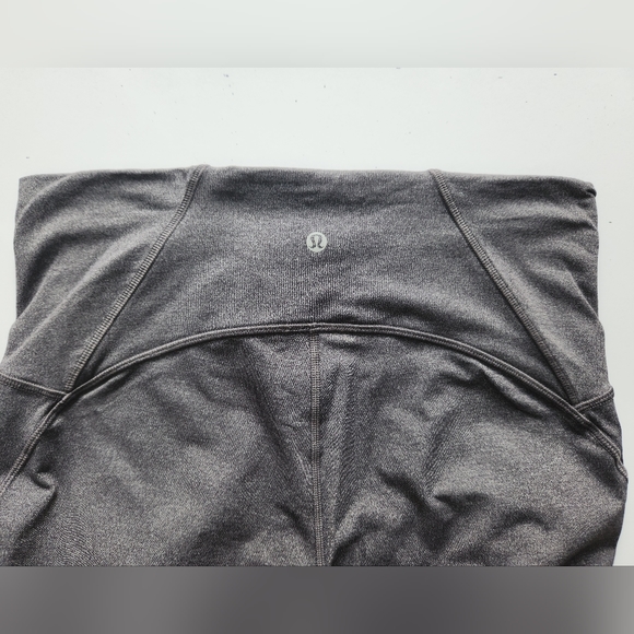 Lululemon Athletica  Women's Leggings Grey Size 10 - Picture 3 of 5